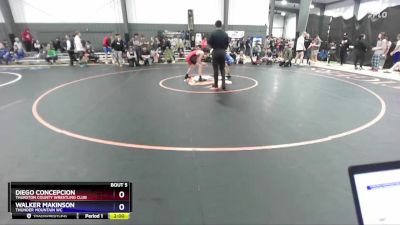 120 lbs Round 1 - Diego Concepcion, Thurston County Wrestling Club vs Walker Makinson, Thunder Mountain WC