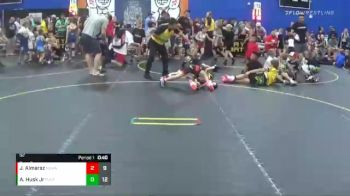 52 lbs Round 3 (6 Team) - Jair Almaraz, No Escape Wrestling Academy vs Adam Husk Jr, The Funky Singlets Teal