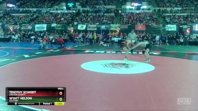 Quarterfinal - Timothy Schmidt, Lincoln County vs Wyatt Nelson, Colstrip