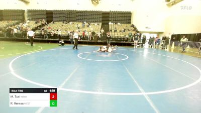 140-H lbs Semifinal - Michael Turi, Mat Assassins vs Robert Rerras, Westfield