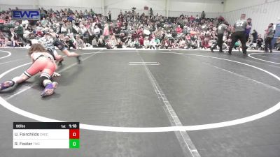 98 lbs Rr Rnd 2 - Urijah Fairchilds, Checotah Matcats vs Race Foster, Tahlequah Wrestling Club