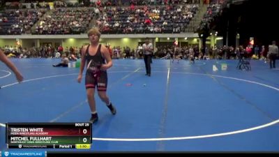 155 lbs Quarterfinal - Tristen White, Moen Wrestling Academy vs Mitchel Fullhart, Northeast Iowa Wrestling Club