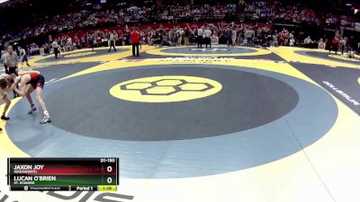 D1-150 lbs Semifinal - Lucan O`Brien, St. Edward vs Jaxon Joy, Wadsworth