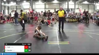 70 lbs Round 2 (6 Team) - Lance Vigil, Pomona Elite vs Cale Dauber, Team Gotcha