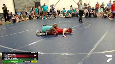 88 lbs Round 3 (8 Team) - Lucas Boxley, New England All Stars vs Alex Viscido, 84 Athletes