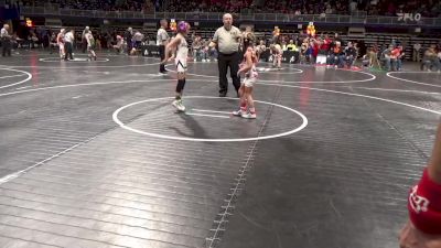 56 lbs Round Of 16 - Piper Rush, Trinity vs Journey Strittmatter, Bishop Carroll