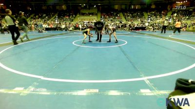 67 lbs Semifinal - Colton Perry, Team Tulsa Wrestling Club vs Rylan Sandoval, Ponca City Wrestling