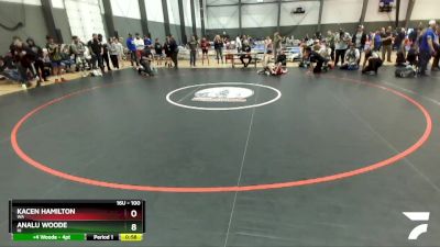 100 lbs Cons. Semi - Kacen Hamilton, WA vs Analu Woode, HI