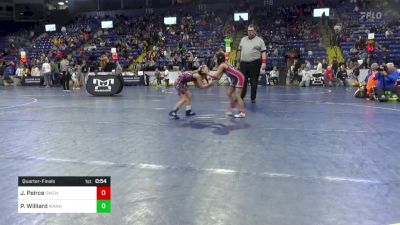 50 lbs Quarterfinal - Julia Peirce, Owen J. Roberts vs Penny Williard, Manheim Township