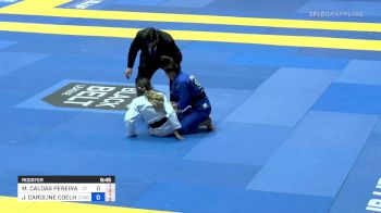 MAYSSA CALDAS PEREIRA BASTOS vs JESSICA CAROLINE COELHO DANTAS 2021 World Jiu-Jitsu IBJJF Championship