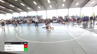 95 lbs Semifinal - Andres 'Rambo' Lopez, Wlv Jr Wrestling vs Ryder Nelson, Blackcats WC