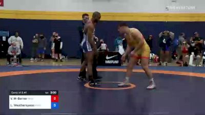 87 kg Consi Of 8 #1 - Vaughn Monreal-Berner, Marines vs Lelund Weatherspoon, Kansas