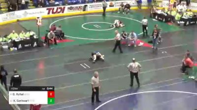 110 lbs Consi Of 16 #1 - Gavin Ryhal, Reynolds vs Kevin Gerheart, Pocono Mtn East