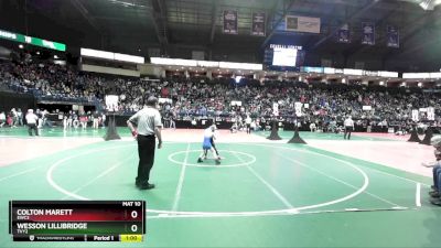 75 lbs Quarterfinal - Colton Marett, EWC3 vs Wesson Lillibridge, TVY2