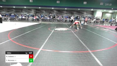 138 lbs Round Of 128 - Nate Askew, GA vs Taryn Nichols, MO