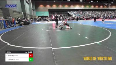 105 lbs Consi Of 16 #2 - Isaac Toomey, Warriors Of Christ Wrestling vs Julian Gonzalez, NexGen Regional Training Center