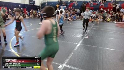 90 lbs Round 2 - Ryan Osolin, Chapin Youth Wrestling Club vs Colton Baxley, KC Elite Training Center