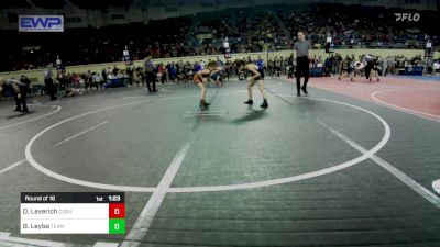 62 lbs Round Of 16 - Oakley Leverich, Cushing vs Brinley Leyba, Team Tulsa Wrestling Club