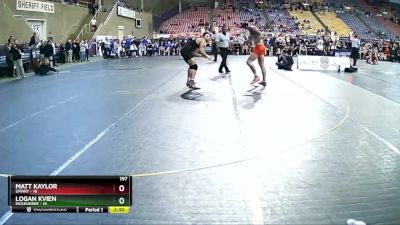 197 lbs Semis & 3rd Wb (16 Team) - Matt Kaylor, UMary vs Logan Kvien, McKendree