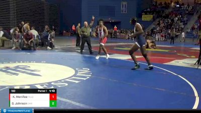 190 lbs Quarterfinal - Kingsley Menifee, Fauquier vs Gerard Johnson, St Mary Ryken