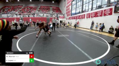 Rr Rnd 3 - MaminaKowa Warrior, Tecumseh Takedown Club vs Edgar Lopez, OKC Saints Wrestling