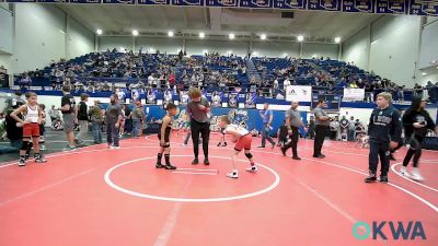 83 lbs Semifinal - Brooks Vandeven, Mustang Bronco Wrestling Club vs Raine Deatherage, Tecumseh Youth Wrestling