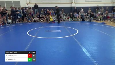 146 lbs Round 1 - Braxton Tindall, Dark Horse WC MI vs Jaden Wehler, PA Titan Wrestling