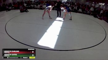 113 lbs Semifinal - Addisyn Darling, Nebraska vs Addisyn Gates, Nebraska
