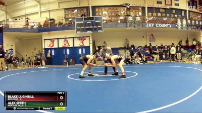 150 lbs Quarters & Wb (16 Team) - Blake Luginbill, Bellmont vs Alex Smith, Heritage Hills