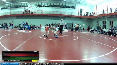 75 lbs Cons. Round 5 - Carter Sanford, New Palestine Junior High vs Lukas Scott, Contenders Wrestling Academy