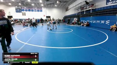 165 lbs Cons. Round 4 - Bobby Mathews, Cheyenne East vs Justin Miller, Thunder Basin