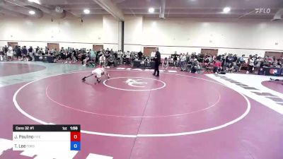 60 kg Cons 32 #1 - Jonah Paulino, Fitchburg Wrestling vs Tavarre Lee, FordDynastyWrestlingClub