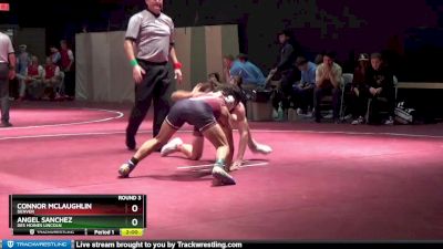120 lbs Round 3 - Angel Sanchez, Des Moines Lincoln vs Connor McLaughlin, Denver