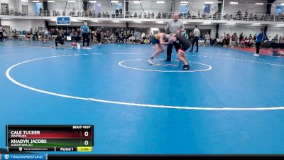 Silver 125 lbs Cons. Round 3 - Cale Tucker, Wartburg vs Khadyn Jacobs, Augustana (IL)