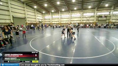 80 lbs Champ. Round 1 - James Barrington, Timpanogos Wrestling vs Wade Bailey, Charger Wrestling Club