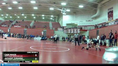 100 lbs Cons. Round 6 - Anthony Zuranski, Contenders Wrestling Academy vs Cade Mauck, North Posey Wrestling Club