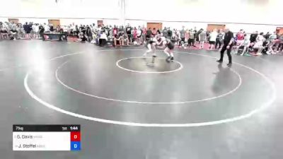 71 kg Quarters - Gavin Davis, Warrior Regional Training Center vs Jake Stoffel, Askren Wrestling Academy