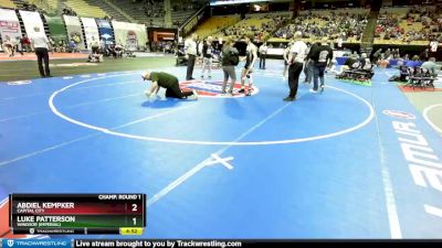 126 Class 3 lbs Champ. Round 1 - Abdiel Kempker, Capital City vs Luke Patterson, Windsor (Imperial)