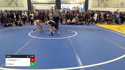 80 lbs Round Of 16 - Travis Chapman, Neighborhood vs Ryan Penn, St. Mary's