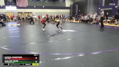 JV-11 lbs Round 1 - Ja`Niya Crawford, Linn-Mar vs Raelinn Ware, Southeast Polk