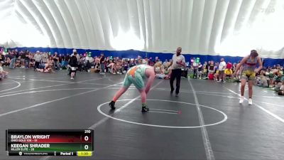 210 lbs Round 5 (8 Team) - Keegan Shrader, Killer Elite vs Braylon Wright, Ohio Gold 10k