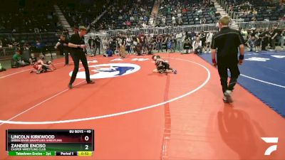 49 lbs 1st Place Match - Lincoln Kirkwood, Green River Grapplers Wrestling vs Zander Enciso, Casper Wrestling Club