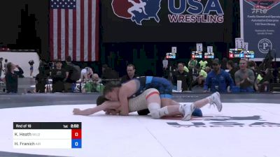 53 kg Rnd Of 16 - Katherine Heath, Wildcat Wrestling Club vs Haley Franich, Air Force RTC