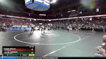 D3-182 lbs Quarterfinal - Sloan Welch, Auburndale vs Jacob Manning, Ithaca/Weston