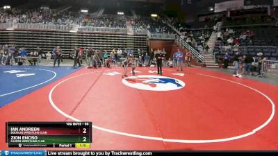 56 lbs Quarterfinal - Ian Andreen, Douglas Wrestling Club vs Zion Enciso, Casper Wrestling Club