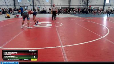 Silver 133 lbs Cons. Round 4 - Ray LeMieux, Wisconsin-Whitewater vs Conner Nevin, Upper Iowa