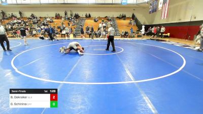 138 lbs Semifinal - Billy Dekraker, Blair Academy vs Gino Schinina, St. Peter's Prep