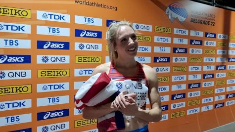 Elinor Purrier St. Pierre All Smiles After Her First Global Medal