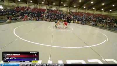 102 lbs Quarterfinal - Conner Whitely, OH vs Chad Votta, MD