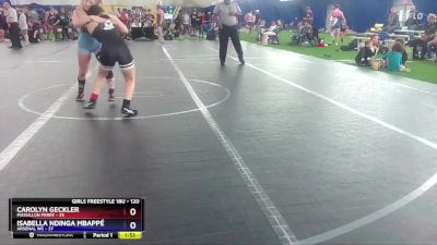 120 lbs Round 2 - Isabella Ndinga Mbappé, Arsenal WC vs Carolyn Geckler, Massillon Perry